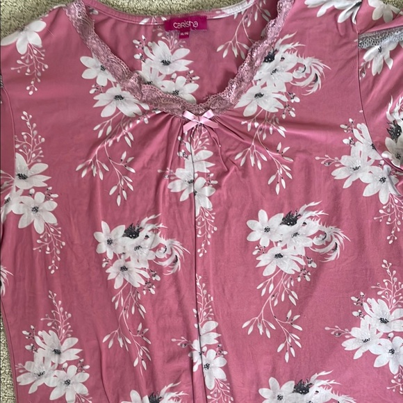 Pink Floral Pajama Set - Picture 3 of 6